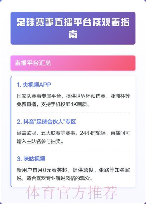 世界杯赛事直播平台全攻略:如何选择最佳观看渠道 世界杯赛事直播平台全攻略:如何选择最佳观看渠道